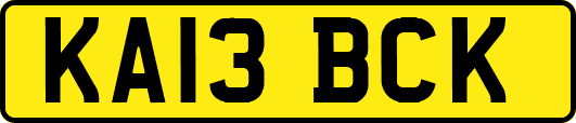 KA13BCK