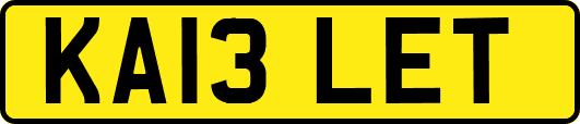 KA13LET