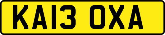 KA13OXA
