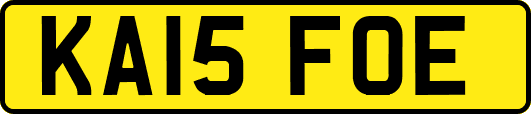 KA15FOE