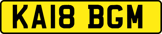 KA18BGM