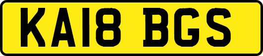KA18BGS