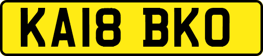 KA18BKO