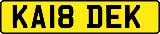 KA18DEK