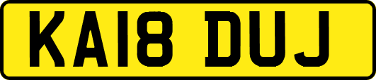 KA18DUJ