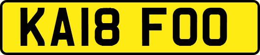 KA18FOO