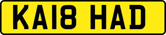 KA18HAD