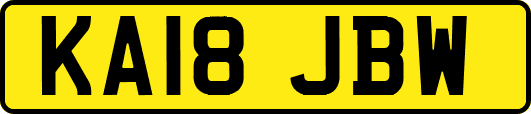 KA18JBW