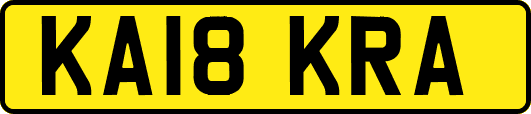 KA18KRA