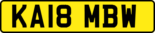 KA18MBW