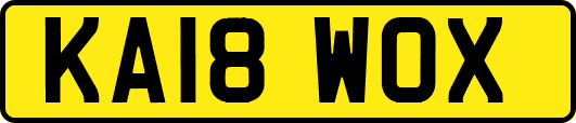 KA18WOX
