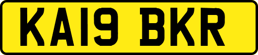 KA19BKR