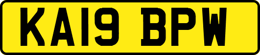 KA19BPW