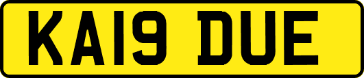 KA19DUE