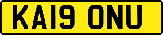 KA19ONU