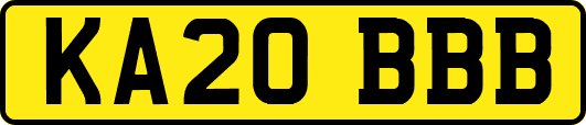KA20BBB