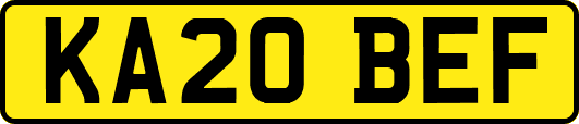 KA20BEF
