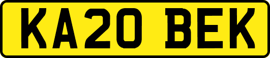 KA20BEK