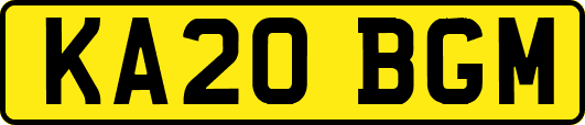 KA20BGM