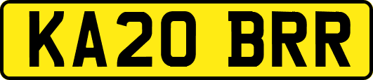 KA20BRR