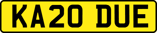 KA20DUE