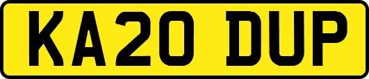 KA20DUP