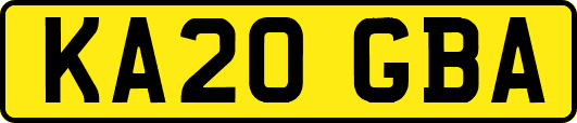 KA20GBA