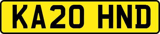 KA20HND