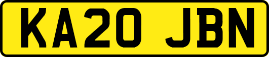 KA20JBN