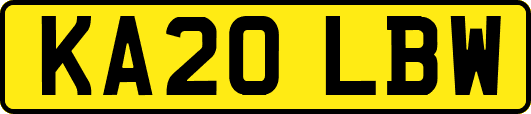 KA20LBW