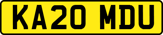 KA20MDU