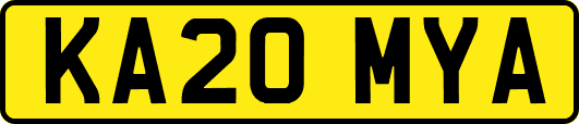 KA20MYA