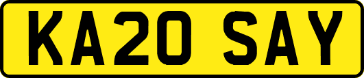KA20SAY
