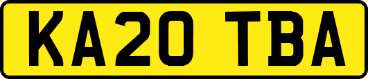 KA20TBA