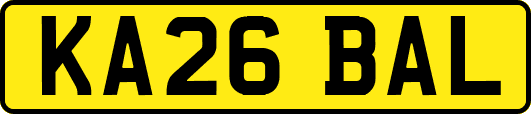 KA26BAL