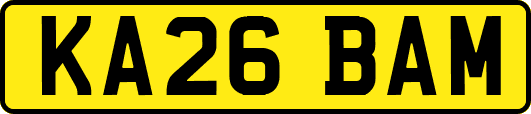 KA26BAM