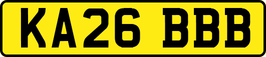 KA26BBB