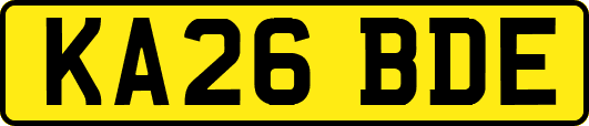 KA26BDE