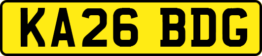KA26BDG