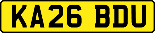 KA26BDU