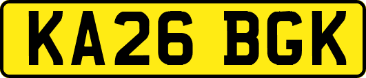 KA26BGK