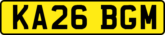 KA26BGM
