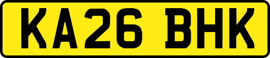 KA26BHK