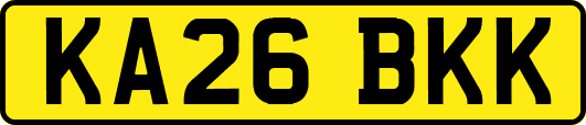 KA26BKK