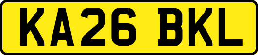 KA26BKL