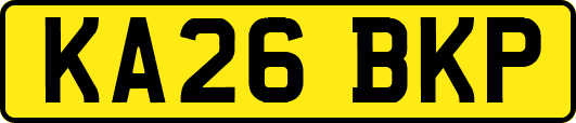KA26BKP