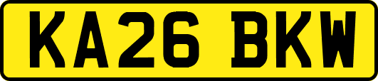 KA26BKW