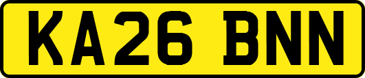 KA26BNN