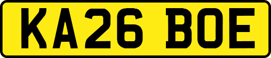 KA26BOE