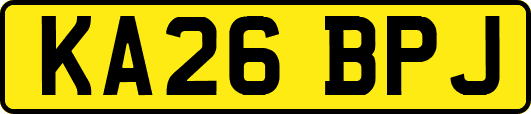 KA26BPJ